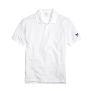 Texas A&M University Slim Fit Polo - White
